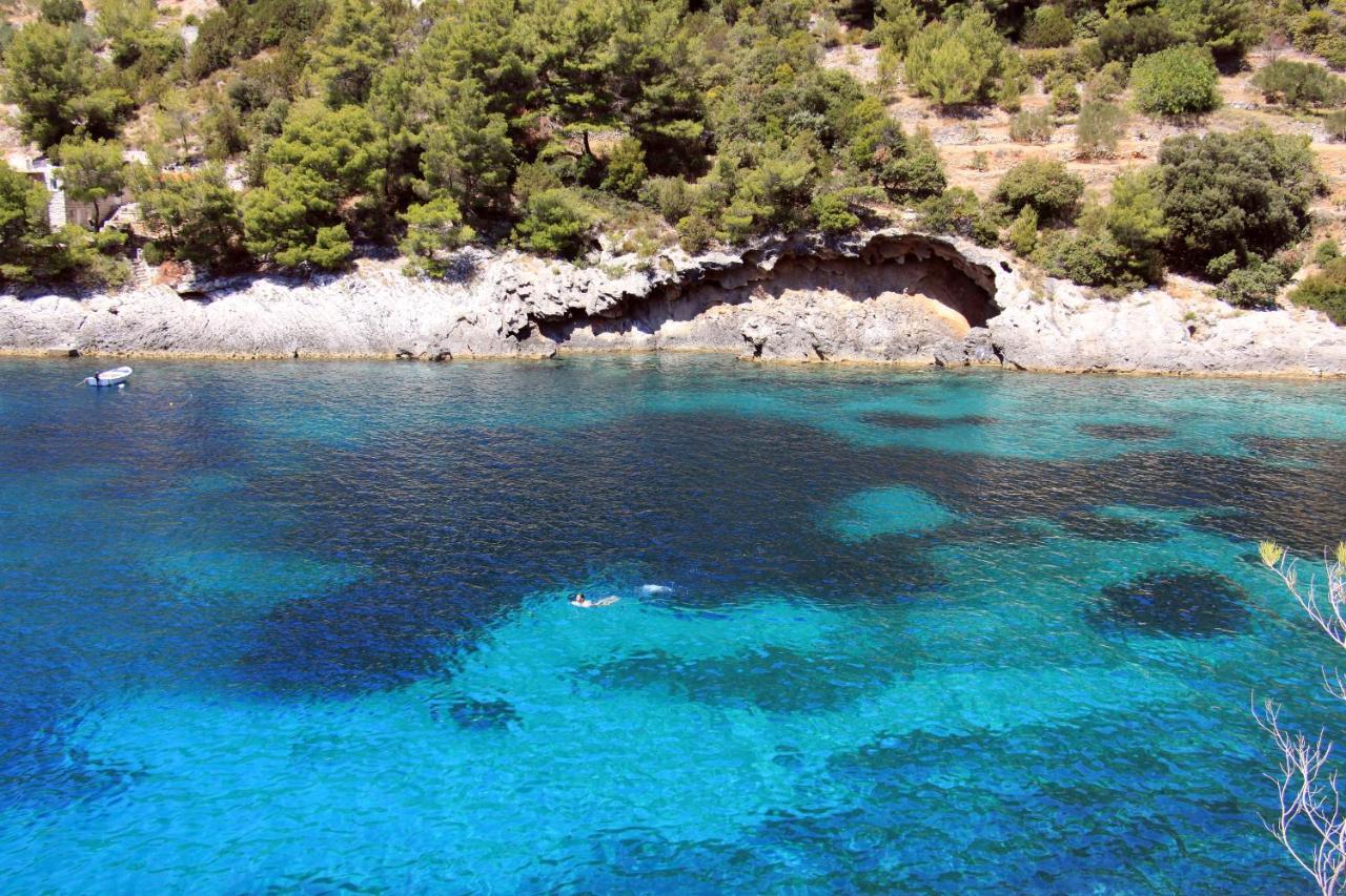 Secluded Fisherman'S Cottage Cove Bacva, Korcula - 9475 Pupnat 외부 사진